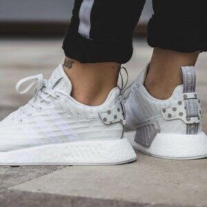 ADIDAS WOMEN'S NMD_R2 PRIMEKNIT RUNNING SHOES